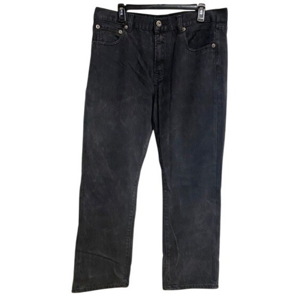 Kno-betta Classic Carpenter Jeans Mens Black Denim Straight Leg USA‎ Size 36X30